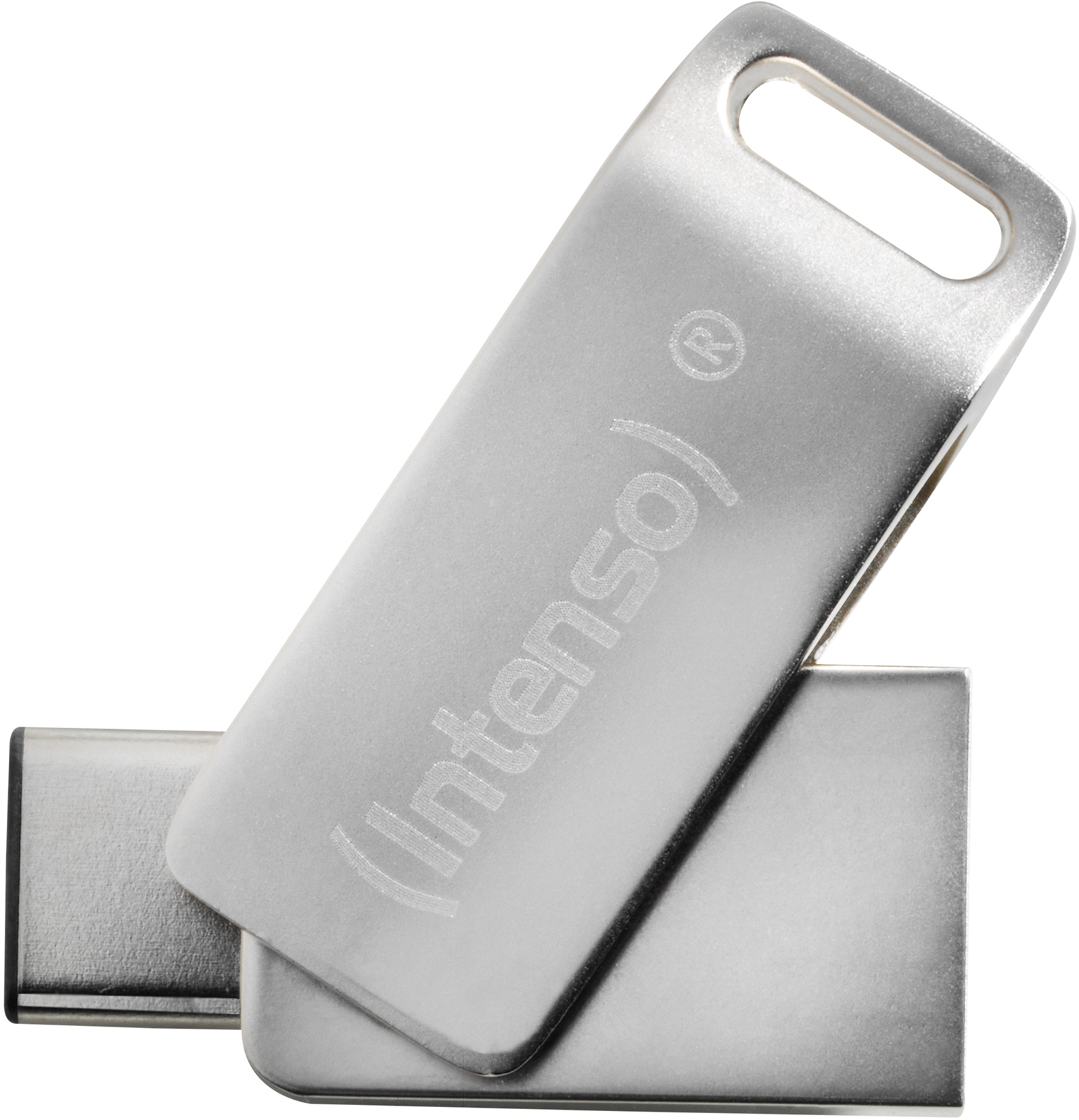 INTENSO CMOBILE LINE USB-Stick, MB/s, 70 Silber 64 GB