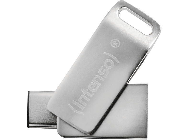 INTENSO CMOBILE LINE USB-Stick, 64 GB, 70 MB/s, Silber | USB-Sticks