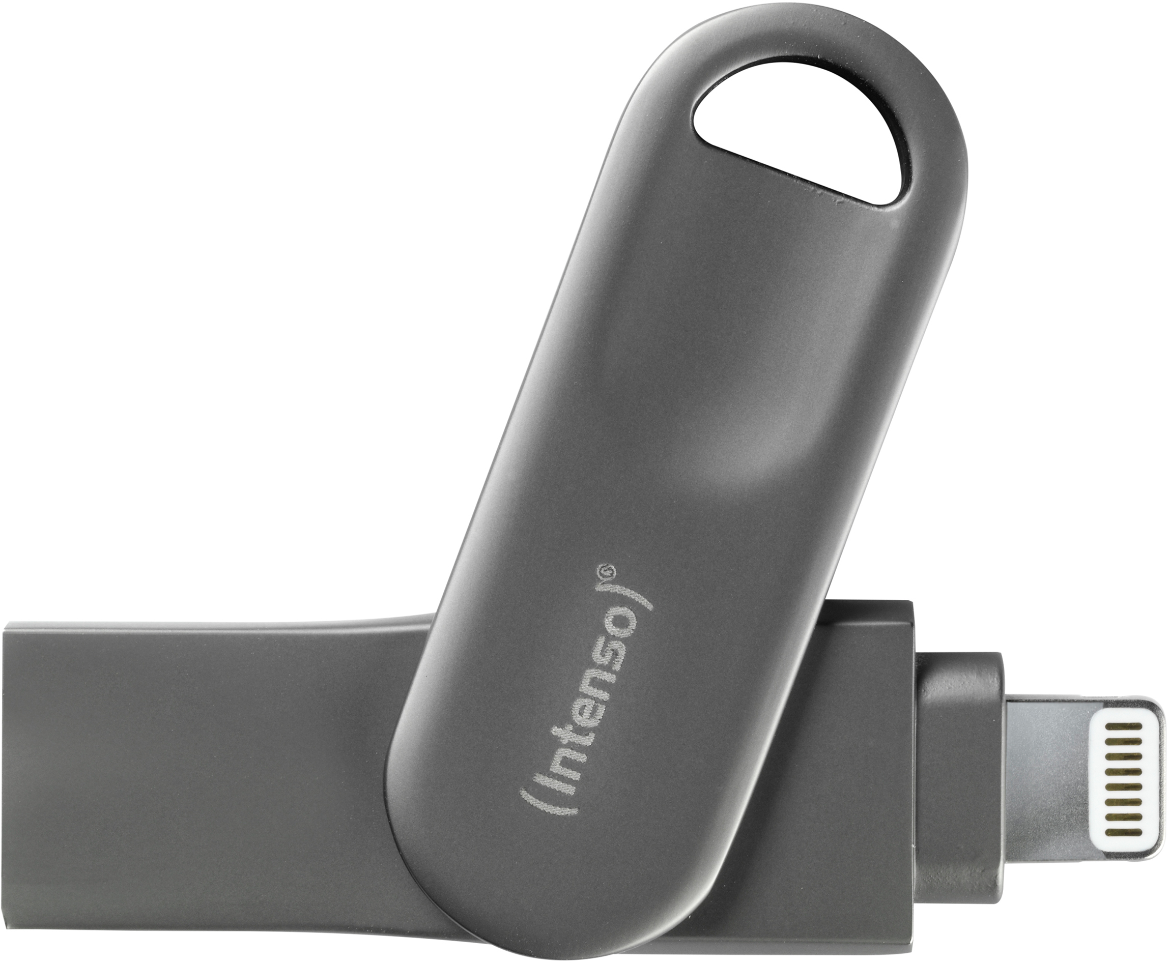 INTENSO IMOBILE LINE PRO Apple Lightning mit GB, USB-Stick, Connector 70 64 MB/s, Anthrazit