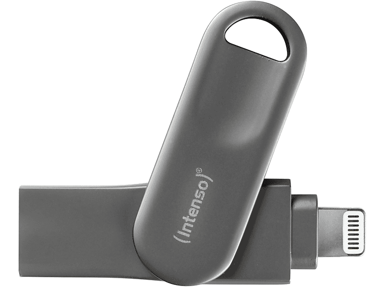 INTENSO IMOBILE LINE PRO mit Anthrazit USB-Stick, Apple Lightning MB/s, 70 GB, Connector 64