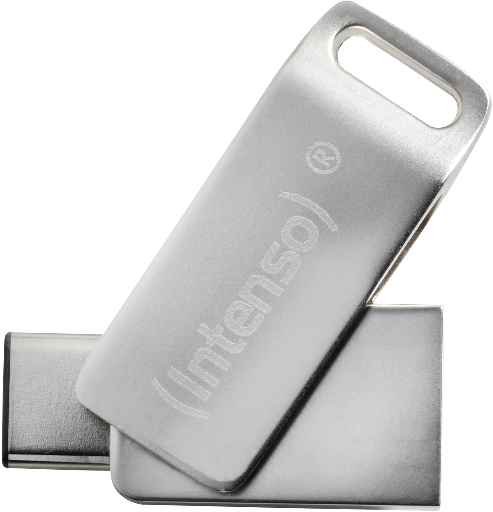 INTENSO CMOBILE LINE USB-Stick, 32 Silber 70 MB/s, GB