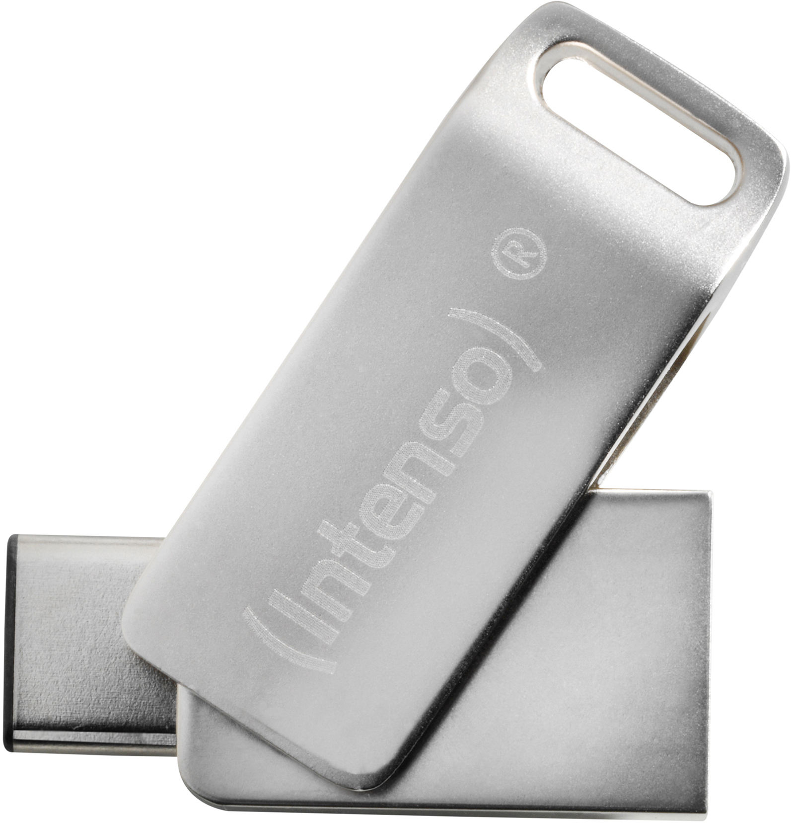 INTENSO CMOBILE LINE USB-Stick, 16 GB, 70 MB/s, Silber