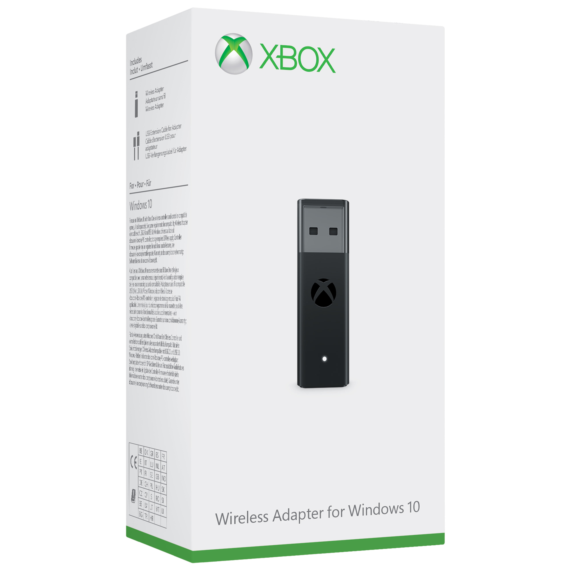 MICROSOFT Xbox One Wireless Adapter für Windows, WLAN Adapter, Schwarz