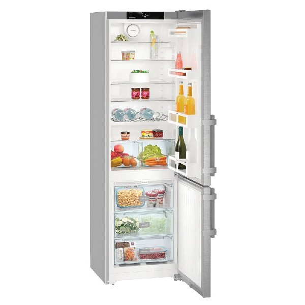 Frigorífico combi - Liebherr CNef 4015, No Frost, DuoCooling, 201 cm, 356L, Inox