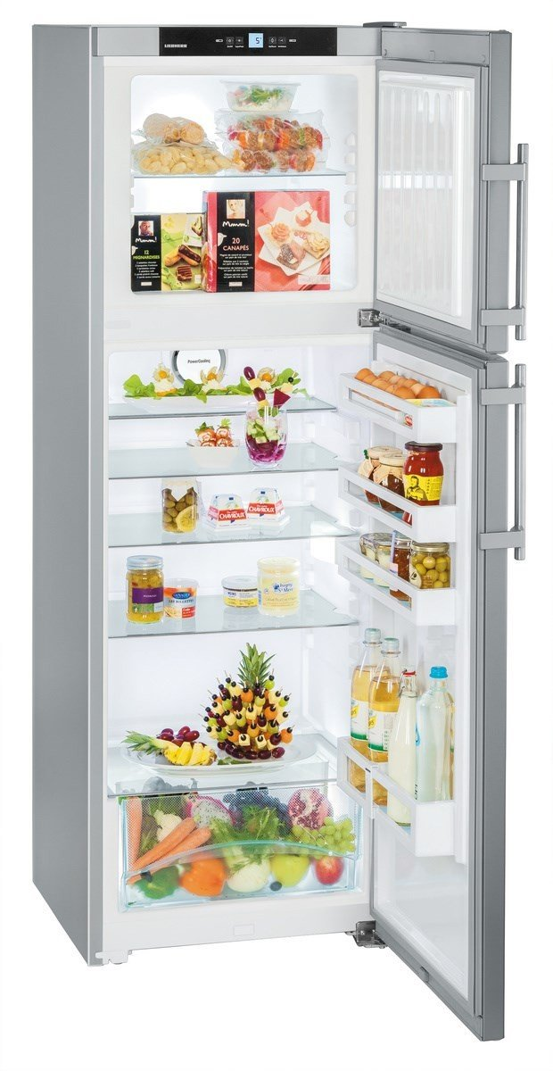 Frigorífico dos puertas - Liebherr CTPesf 3016, 275 l, Smart Frost, 161.1 cm, Inox