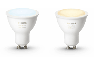 PHILIPS HUE Bluetooth Spot LED warm tot koelwit licht 2-pack GU10 (62929800)