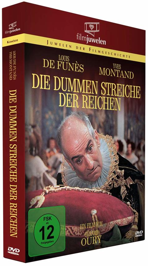 DVD-Hülle mit dem Titel 'Die Dummen Streiche Der Reichen'.