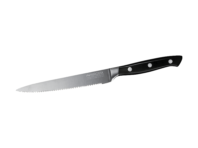 Nirosta Küchenmesser gezahnt 14cm Trinity
