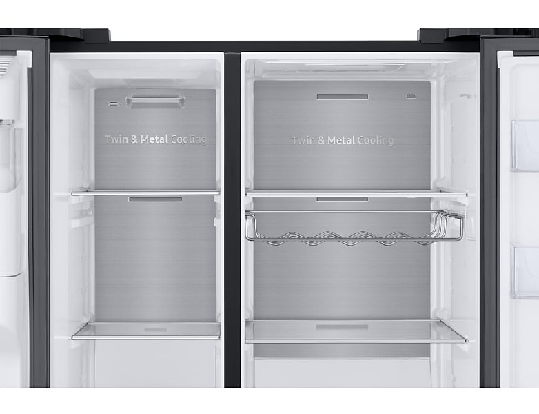 Frigorífico americano - Samsung RS68N8941B1, Family Hub, No Frost, 593 l, 178 cm, 39 dB, WiFi,  Grafito