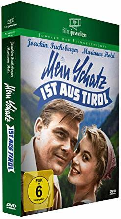 DVD-Hülle mit zwei verliebten Personen auf dem Cover, Titel auf Deutsch.