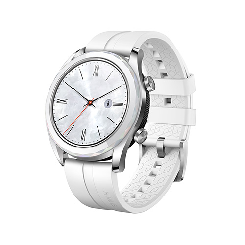 Smartwatch Huawei Watch gt elegant 42x46 mm acero blanco smarwatch 42mm con caja de metal pantalla amoled 1.2 monitor ritmo y sueño gps sumergible 50 42 reloj 305