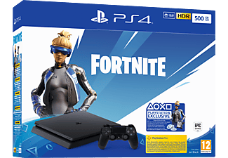 PlayStation 4 Slim 500GB - Fortnite Neo Versa Bundle - Console videogiochi - Jet Black