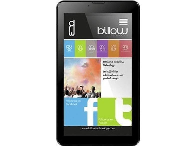 Tablet - Billow X703B-7, 8 GB, Negro, WiFi, 7", 1 GB RAM, Android