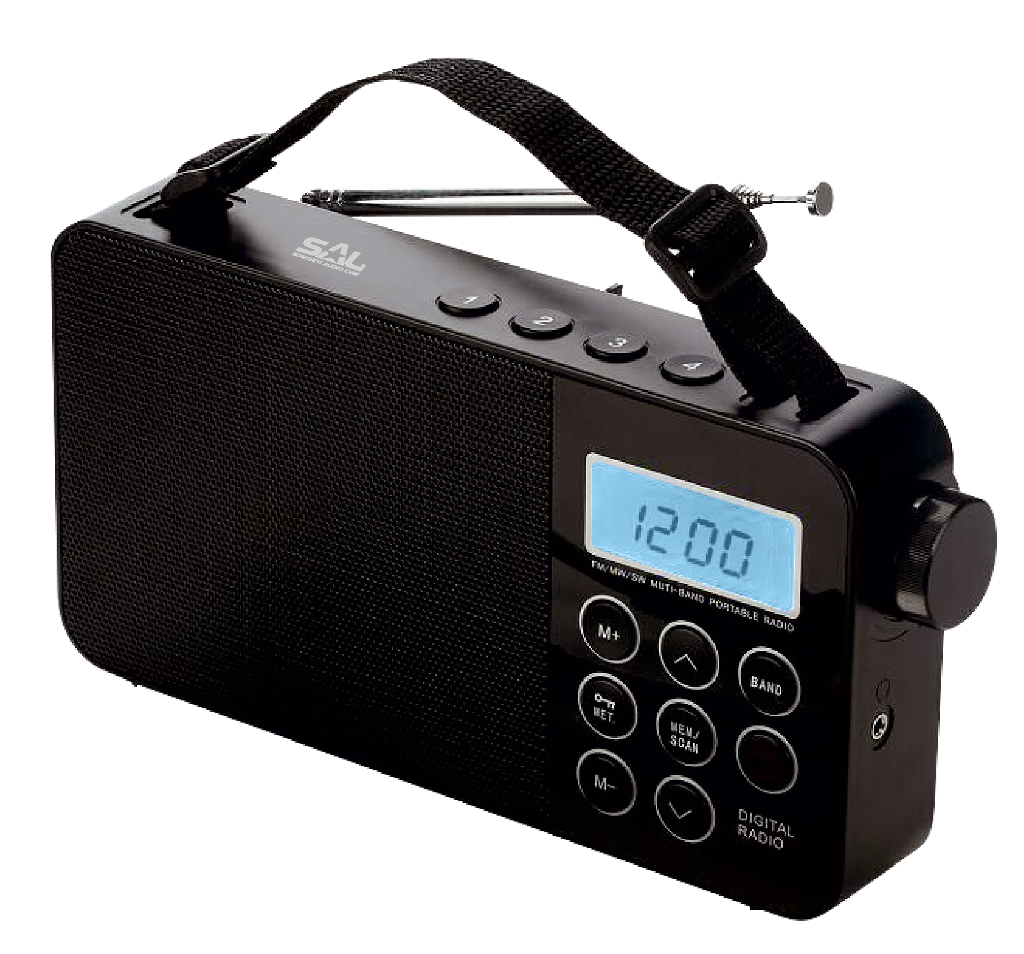 SAL RPR 3LCD táskarádió kijelzővel