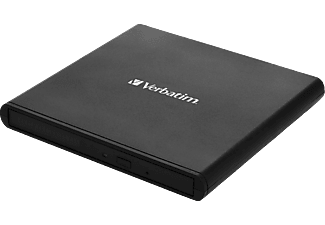 VERBATIM USB 2.0 CD-DVD Writer light black extern Slimline CD/DVD Brenner