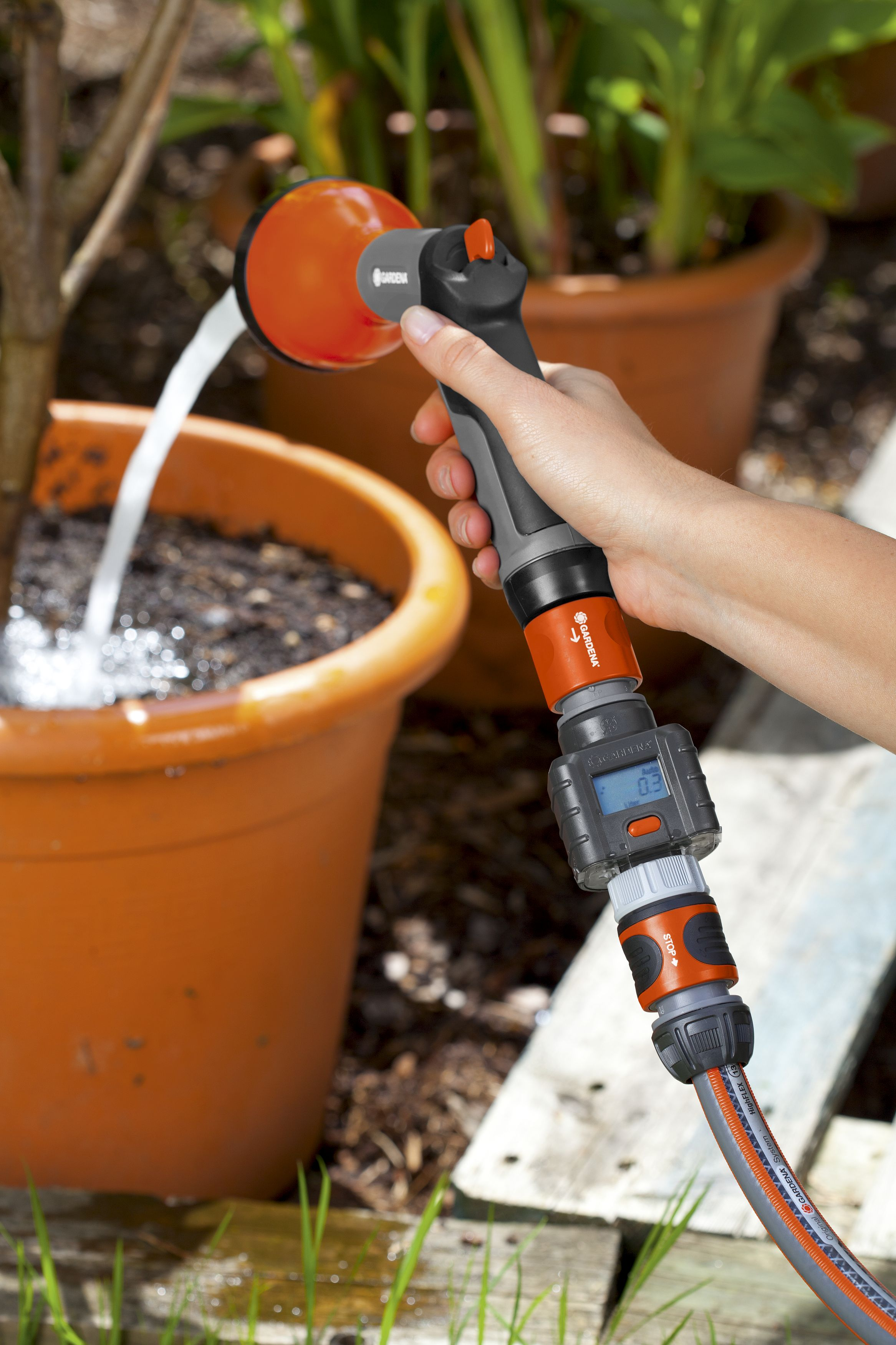 GARDENA 08188-20 Schlauch-Stecksystem Grau