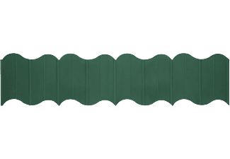 GARDEN OF EDEN 11468D Virágágyás / gyepszegély, 61 x 14 cm, műanyag, zöld