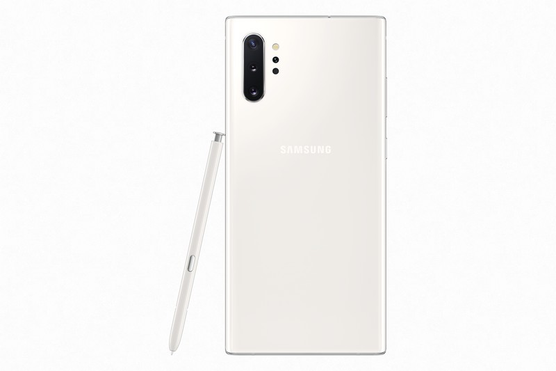 Móvil - Samsung Galaxy Note 10 +, Blanco, 512 GB, 12 GB RAM, 6.8" WQHD+, Exynos 9825, 4300 mAh, Android