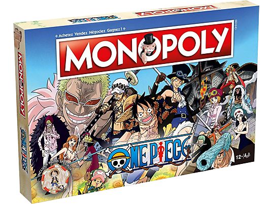 WINNING MOVES Monopoly One Piece (französische Sprache) - Brettspiel