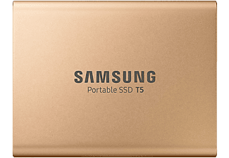 SAMSUNG T5 1TB USB 3.1 Gen 2 (10Gbps, Type-C)külső Solid State Drive (Hordozható SSD) Rózsaarany(MU-PA1T0G)