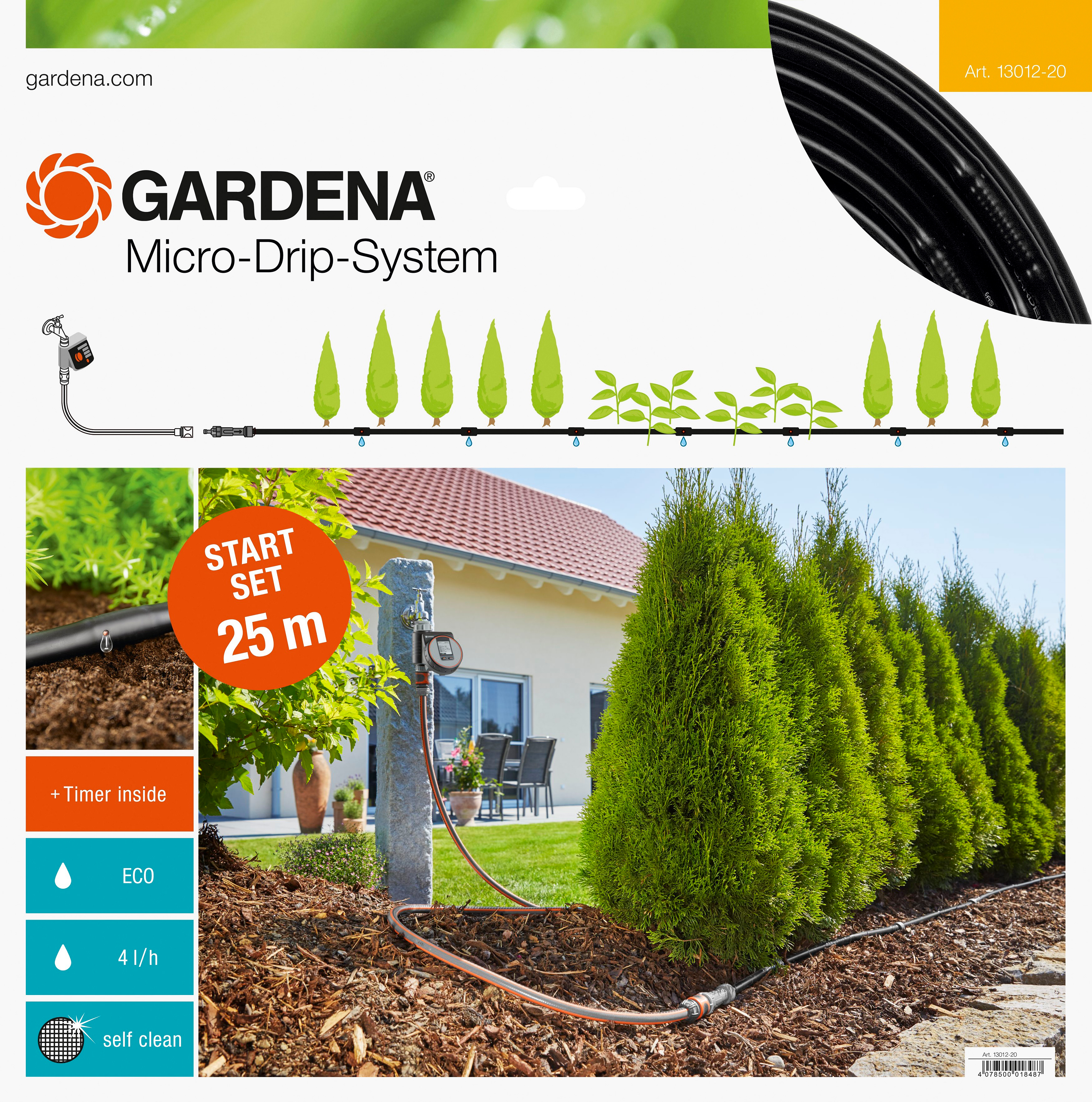 GARDENA 13012-20 Micro-Drip-System / Tropfbewässerung