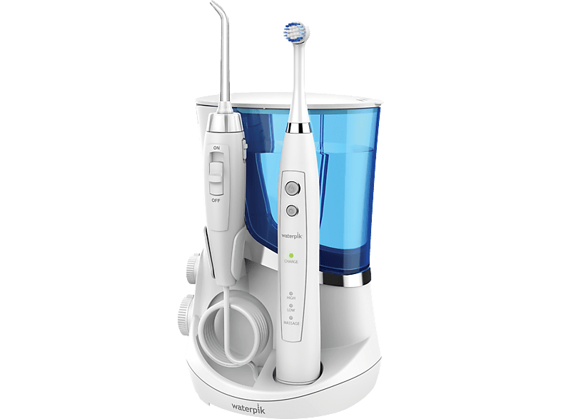 WATERPIK WP-811EU Complete Care mit oszilierender Zahnbürste Mundpflegecenter Weiß