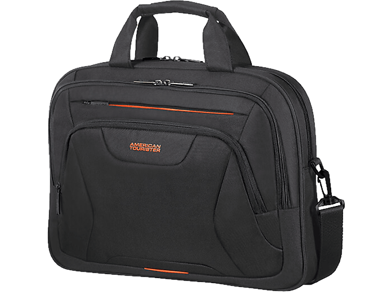 AMERICAN TOURISTER Laptop táska 15.6", Fekete/Narancssárga