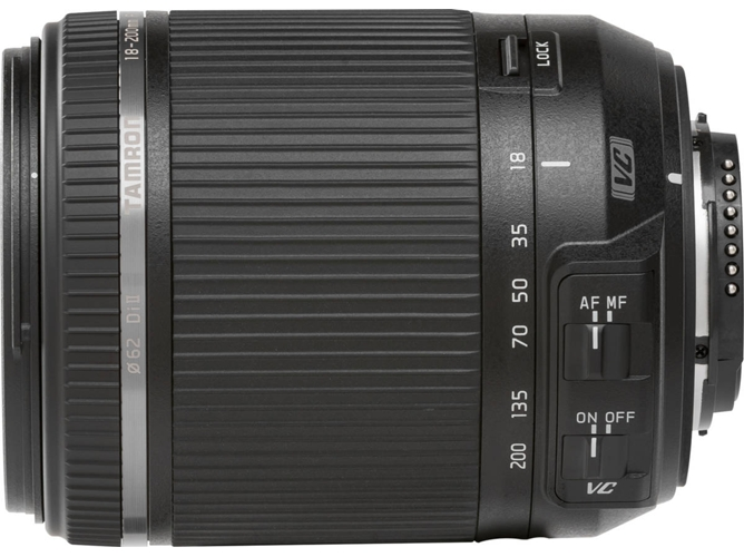 Objetivo - Tamron Af 18-200 mm, 82.7 mm, f/3,5-6, Encaje Nikon DX, f/3.5-6.3 - f/22-40, Negro