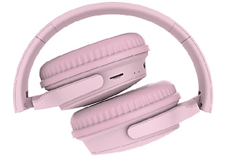 Auriculares inalámbricos - Vieta Pro Way VHP-BT190MB, Bluetooth, Radio FM, Micro SD, 40h, Plegable, Rosa