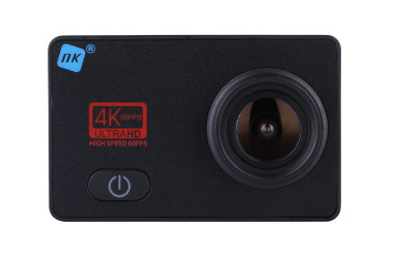 Cámara deportiva - NK Gamma Ultra HD, 4K 60 fps, 16 MP, Wi-Fi, HDMI, Impermeable, Negro