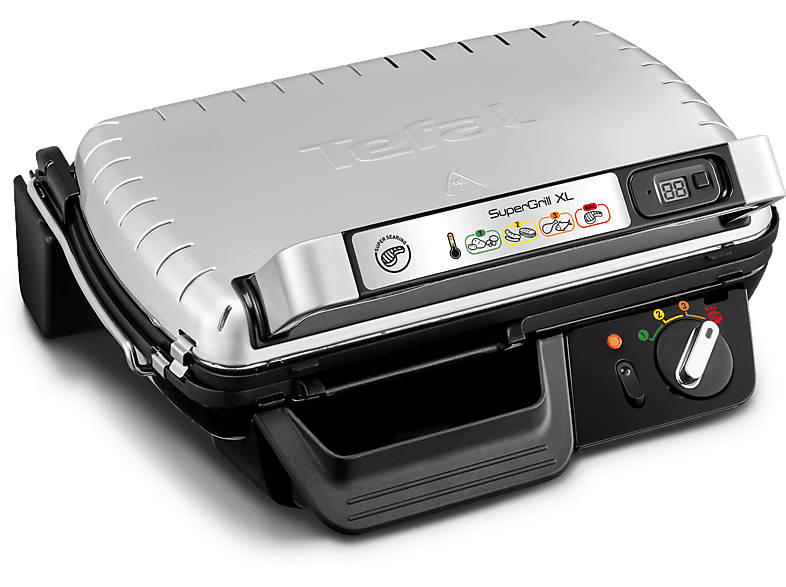 Maak een bed Gezicht omhoog Straat TEFAL GC461B SUPER GRILL XL RVS kopen? | MediaMarkt