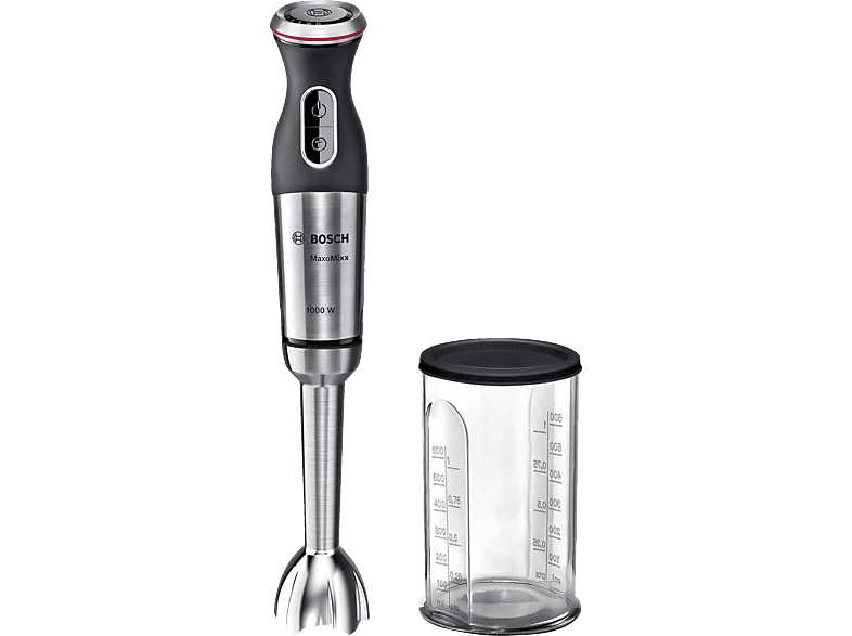 BOSCH MS8CM6110 Maxomixx Stabmixer Edelstahl/Schwarz (1000 Watt ...