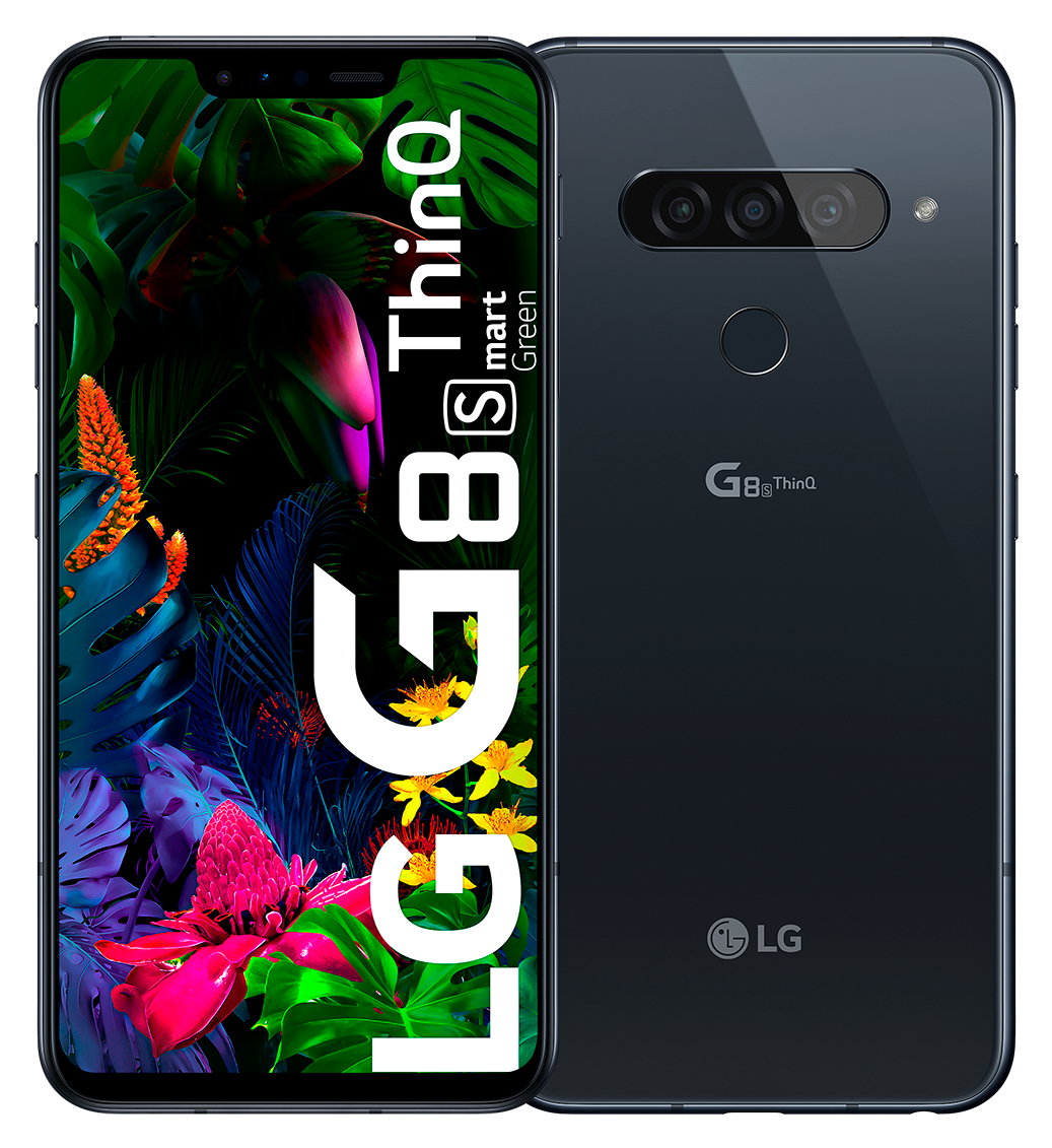 Móvil - LG G8 Smart Green, Negro, 128 GB, 6 GB RAM, 6.21" Full HD+, Snapdragon 855, 3550 mAh, Android