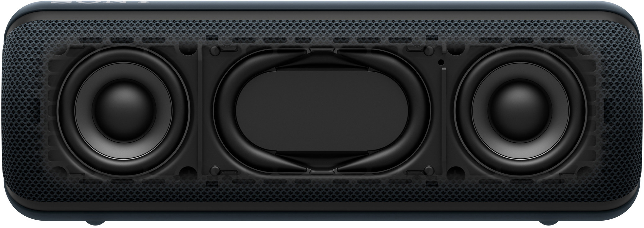 SONY SRS-XB32 Wireless Party Chain Bluetooth Lautsprecher, Schwarz, Wasserfest