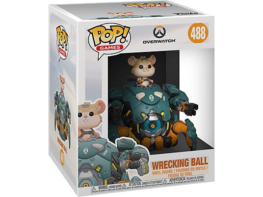FUNKO POP! Games: Overwatch - Wrecking Ball - Figurine en vinyle (Multicolore)