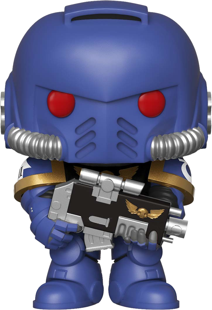 FUNKO POP! Games: Warhammer 40.000 - Ultramarines Intercessor - Figurine en vinyle (Multicouleur)