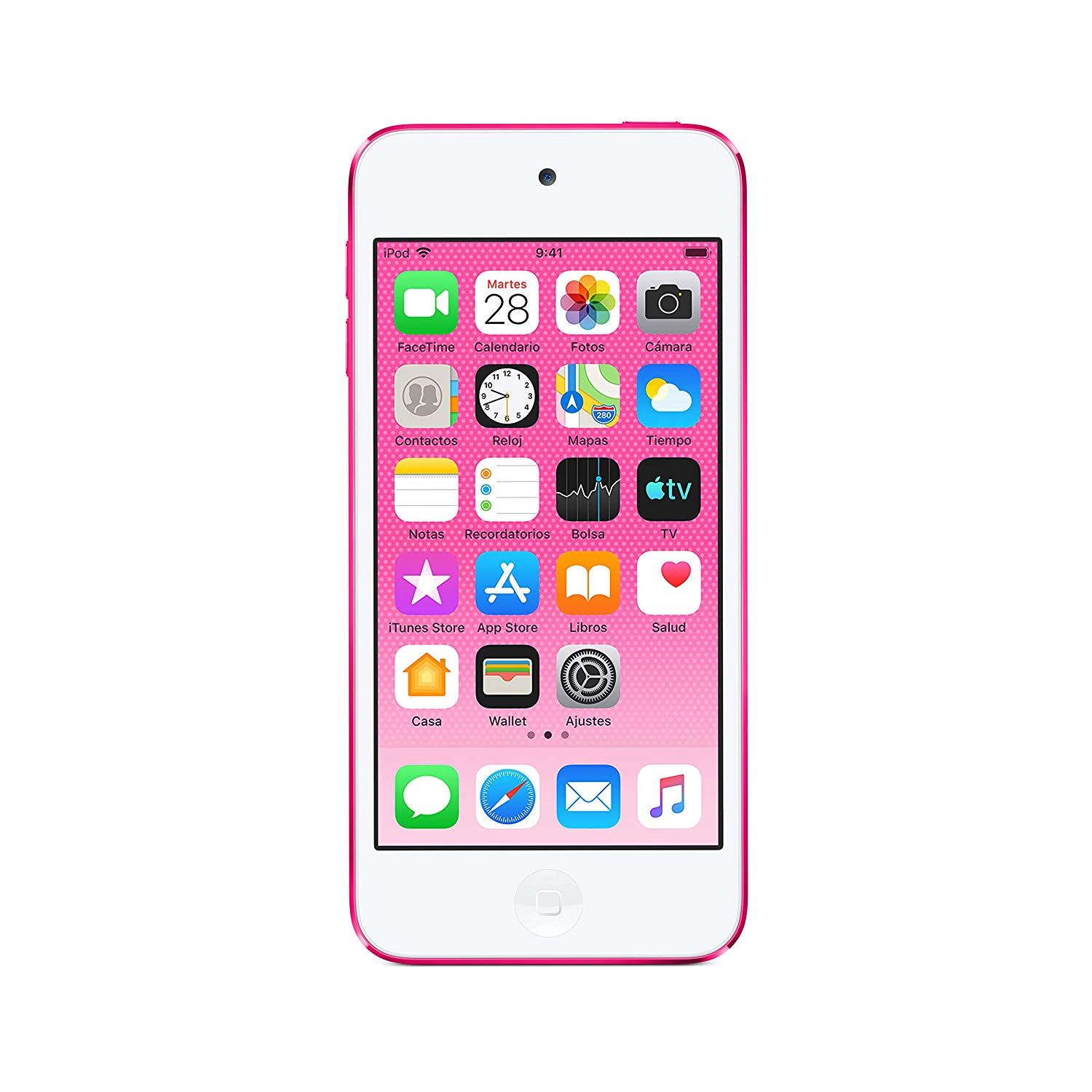 Apple iPod Touch (2019), 4" Retina, 32 GB, Chip A10 Fusion, Cámara 8 MP, Wi-Fi, Rosa