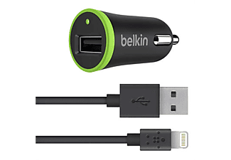 BELKIN Charger 2.4A 12 W Tüm Tablet Ve Telefonlar İçin Hızlı Araç Şarjı Ve Lightining Kablo
