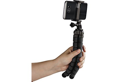 HAMA Hama Statief "Flex" voor smartphone en GoPro, 26 cm, zwart