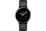 SAMSUNG Galaxy Watch Active2 Stainless Steel 40mm SI Smartwatch Edelstahl Echtleder, S/M, Silver