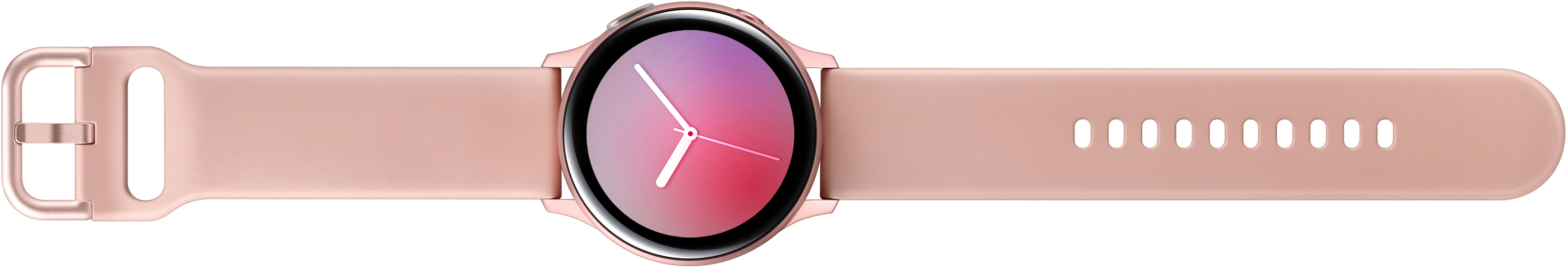 SAMSUNG Galaxy Watch Active2 Pink S/M, PG Smartwatch Gold 40mm Aluminium Aluminium Fluorkautschuk