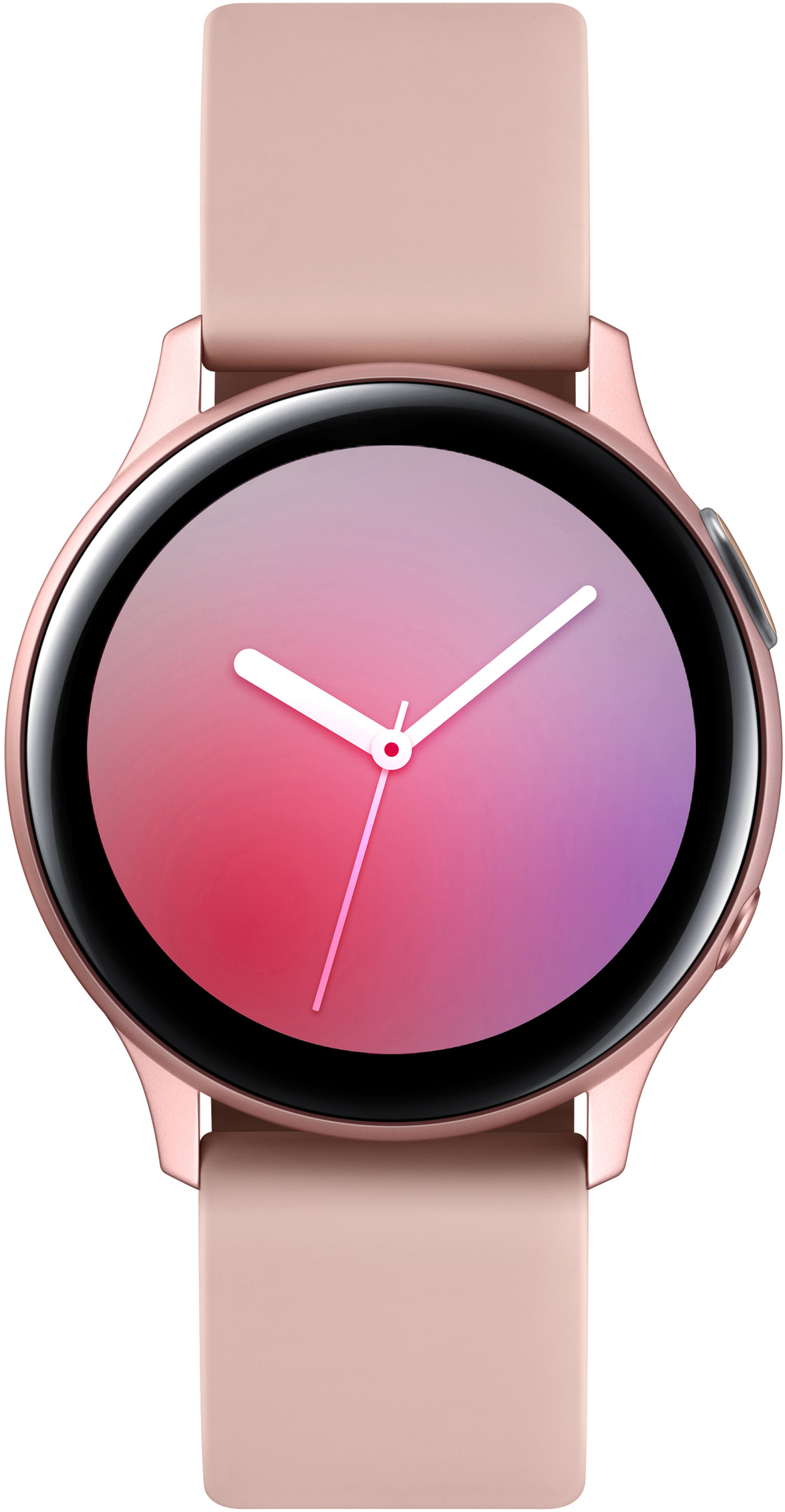 SAMSUNG Galaxy Watch Active2 Aluminium 40mm PG Smartwatch Aluminium Fluorkautschuk, S/M, Pink Gold
