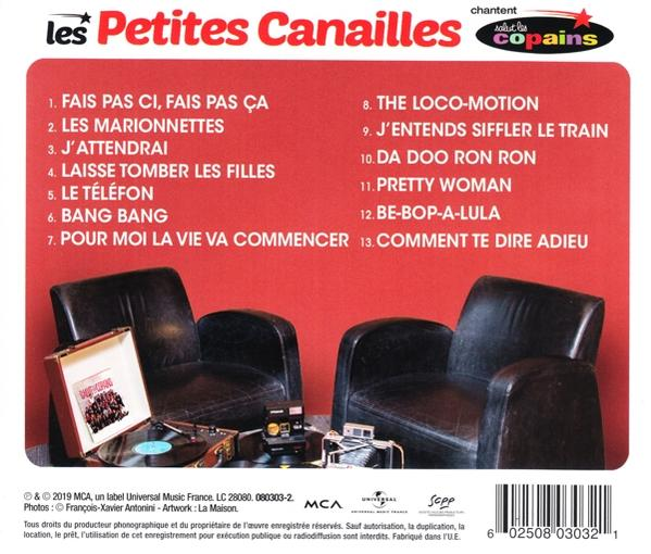 Pochette de CD avec liste des titres et images d'une pièce avec meubles vintage et tourne-disque.