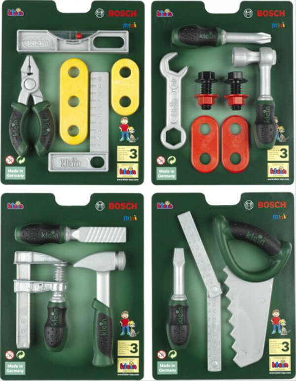 Mehrfarbig BOSCH Werkzeugkarte Werkzeugkarte (Kinderspielzeug), Bosch Theo Klein
