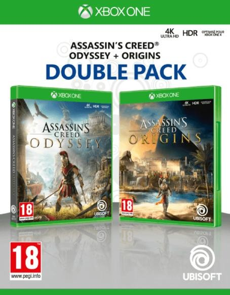 Dos cajas de videojuegos una al lado de la otra. Cajas verdes y blancas.
