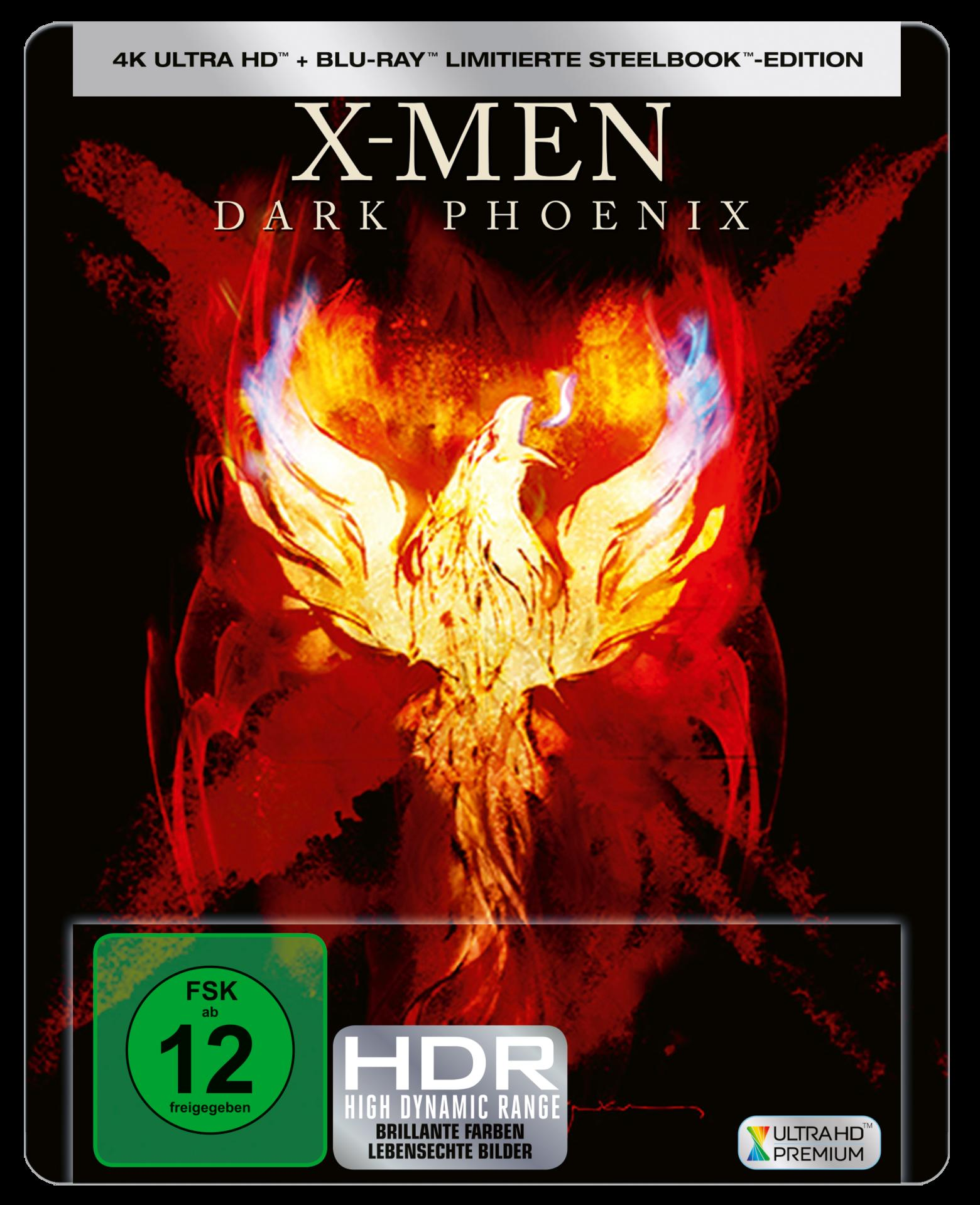 X-Men: Dark Phoenix (Limited Steelbook) 4K Ultra HD Blu-ray + Blu-ray
