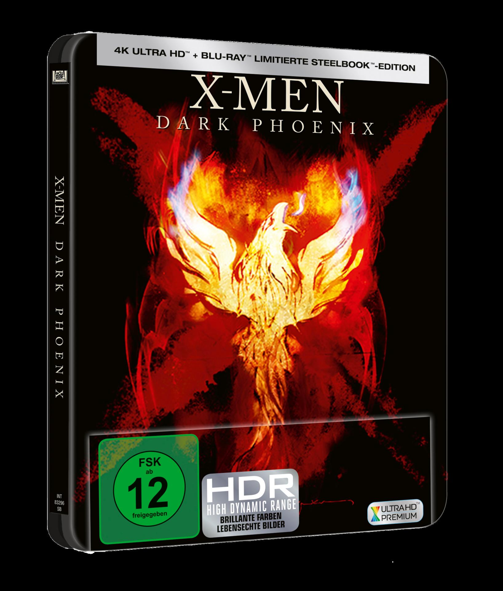 X-Men: Dark Phoenix (Limited Steelbook) 4K Ultra HD Blu-ray + Blu-ray