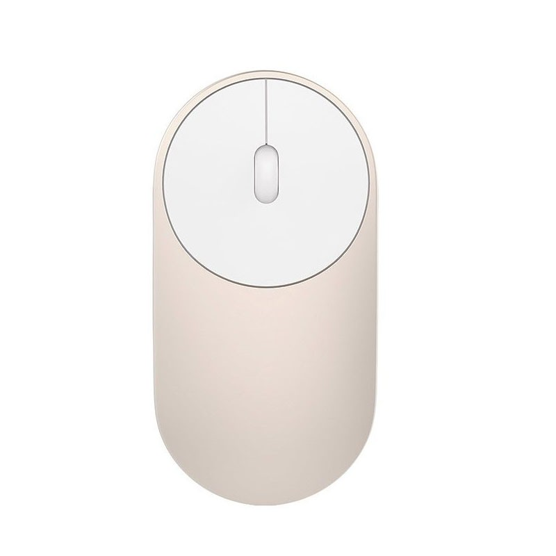 Ratón inalámbrico - HLK4008GL MI PORTABLE MOUSE (GOLD), 10 m, Blanco