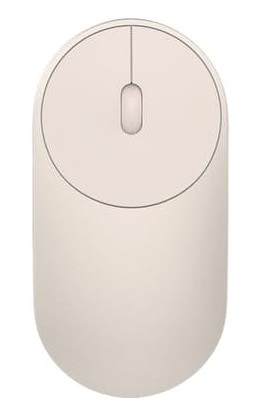 Ratón inalámbrico - HLK4008GL MI PORTABLE MOUSE (GOLD), 10 m, Blanco