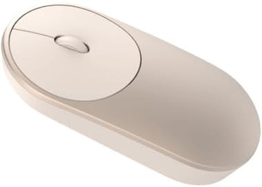 Ratón inalámbrico - HLK4008GL MI PORTABLE MOUSE (GOLD), 10 m, Blanco